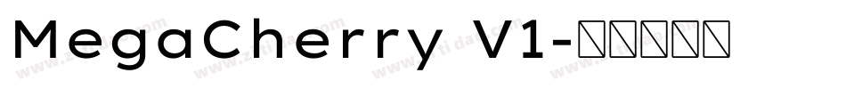 MegaCherry V1字体转换